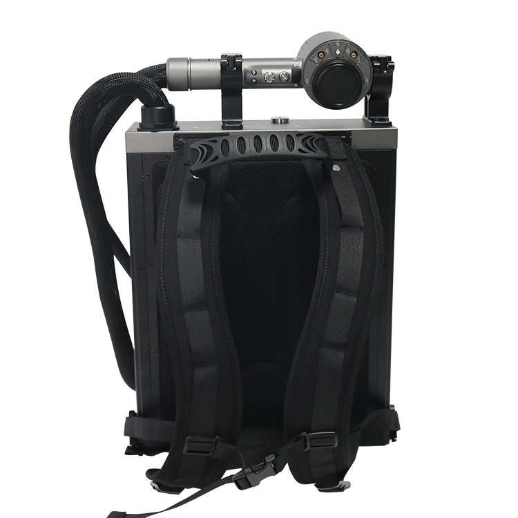 Metal Surfaces Rust Removal 100W Backpack Laser Cleaner 1.5 MJ Laser Cleaning Machine