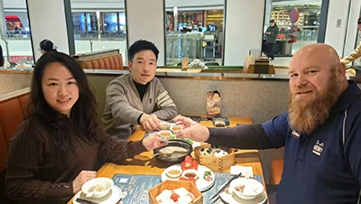 অস্ট্রেলিয়ান স্যান্ডব্লাস্টিং শিল্পের গ্রাহকরা প্রশিক্ষণ ট্রিপটি সম্পন্ন করেছেন