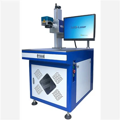 এক্রাইলিক শীট, প্লাস্টিক চিহ্নিতকরণের জন্য 60 ওয়াট ক্যাবিনেট টাইপ CO2 লেজার মার্কিং মেশিন